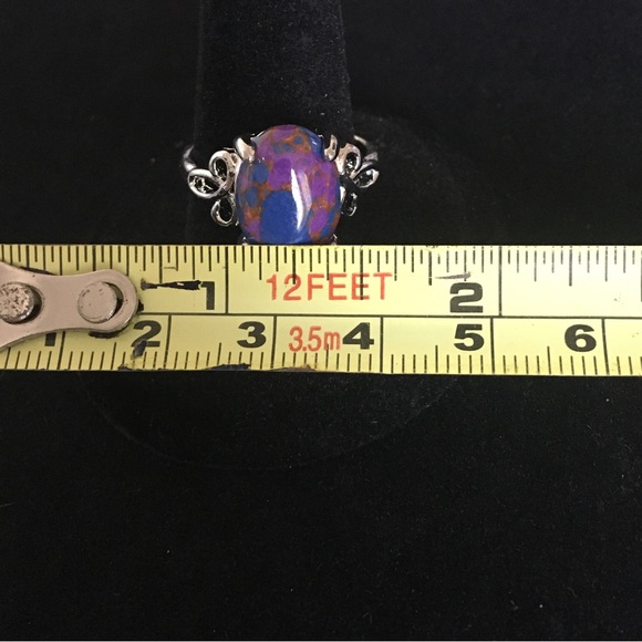 Blue and Purple Stone Ring - Picture 6 of 6